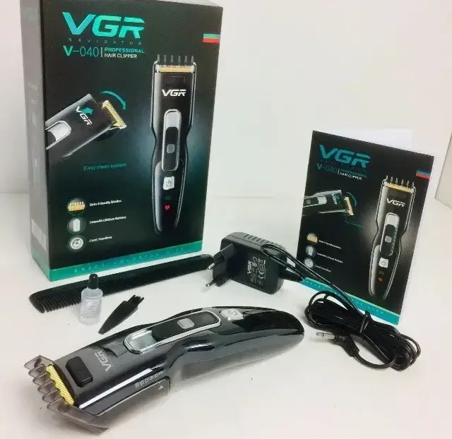 Машинка для стрижки волос VGR аккумуляторная, Электрическая беспроводная машинка (триммер) для стрижки, 6 в 1
Машинка для стрижки волос VGR аккумуляторная, Электрическая беспроводная машинка (триммер) для стрижки, 6 в 1
