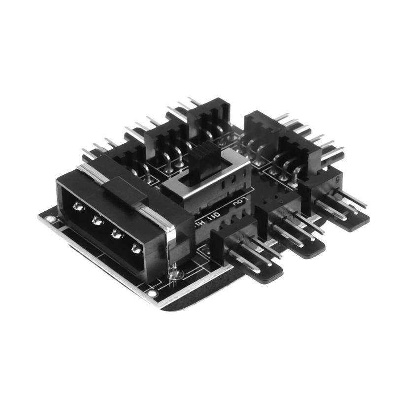 Переходник питания Molex to 8x3pin FAN 0V 5V 12V (подключение корпусного вентилятора) f08, Черный
Переходник питания Molex to 8x3pin FAN 0V 5V 12V (подключение корпусного вентилятора) f08, Черный