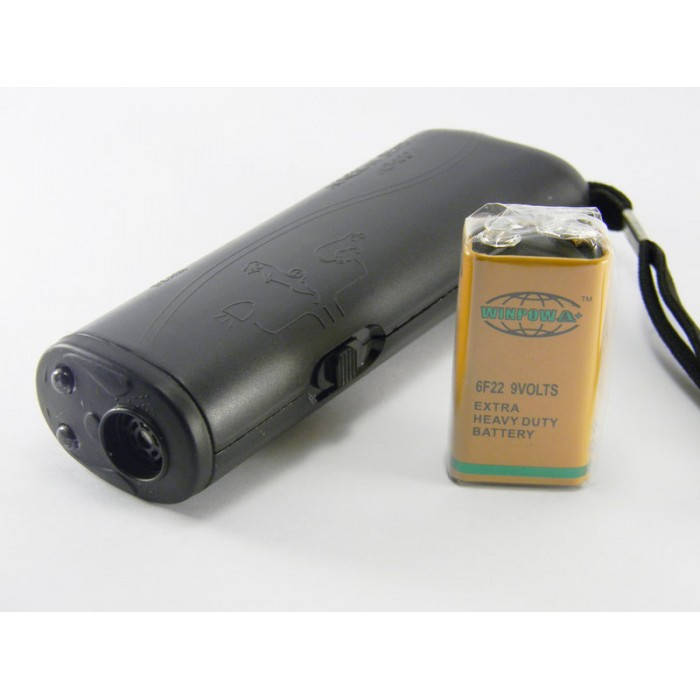 Ультразвуковой отпугиватель собак AD-100 Чёрный
Ультразвуковой отпугиватель собак AD-100 Чёрный