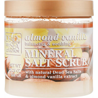 Скраб для тела Dead Sea Collection с минералами Мертвого моря, маслом миндаля и ванили 660 г (830668009677)
Скраб для тела Dead Sea Collection с минералами Мертвого моря, маслом миндаля и ванили 660 г (830668009677)