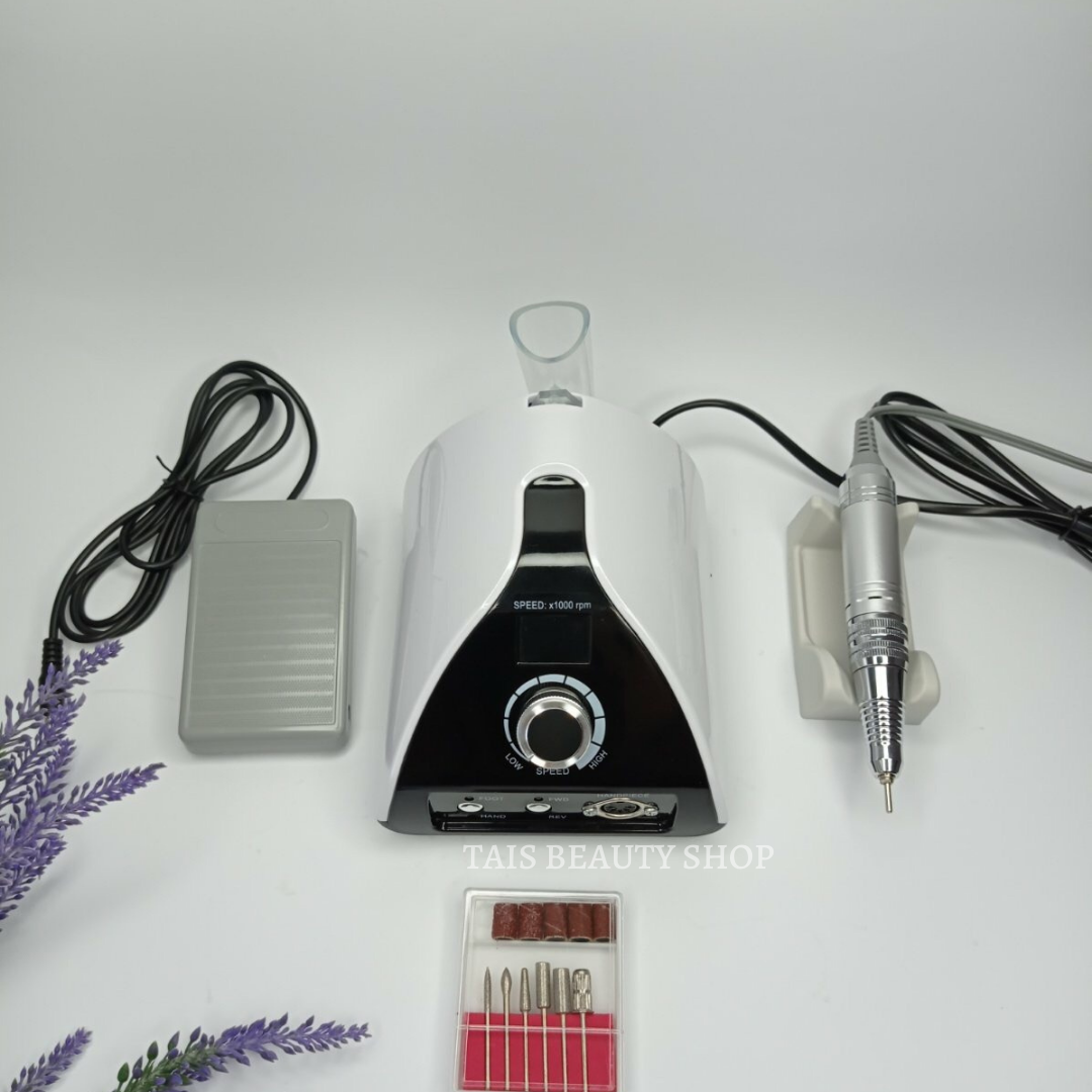 Фрезер для аппаратного маникюра и педикюра Nail Drill ZS -711 на 35000 оборотов 65 ватт белый
Фрезер для аппаратного маникюра и педикюра Nail Drill ZS -711 на 35000 оборотов 65 ватт белый
