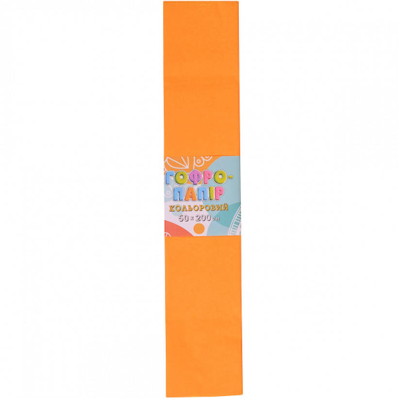 Бумага гофра ( креп) цветная 17г / м2 растяжамость 20-25%, 50*200см, цвет ОРАНЖЕВЫЙ СВЕТЛЫЙ
Бумага гофра ( креп) цветная 17г / м2 растяжамость 20-25%, 50*200см, цвет ОРАНЖЕВЫЙ СВЕТЛЫЙ