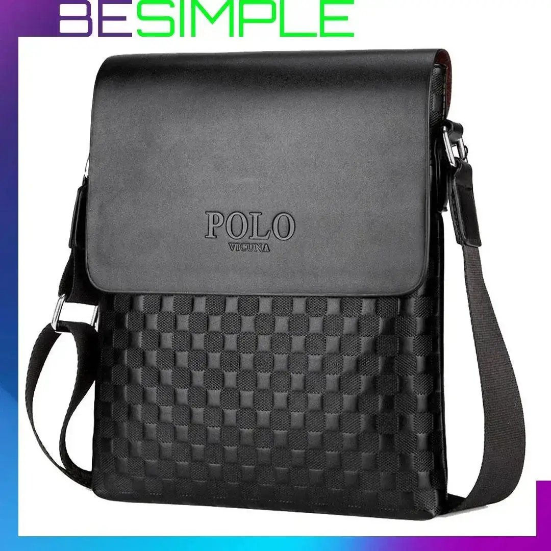 Качественная мужская сумка через плечо Polo Videng Paris 25х21х7 см / Портфель из PU кожи в клетку, Черный
Качественная мужская сумка через плечо Polo Videng Paris 25х21х7 см / Портфель из PU кожи в клетку, Черный