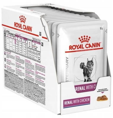 Royal Canin Renal Feline With Chicken Диета для кошек с курицей при болезнях почек 12x85 г
Royal Canin Renal Feline With Chicken Диета для кошек с курицей при болезнях почек 12x85 г
