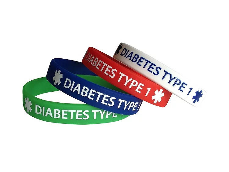 Силиконовый ID-браслет DIABETES TYPE 1 для взрослых
Силиконовый ID-браслет DIABETES TYPE 1 для взрослых