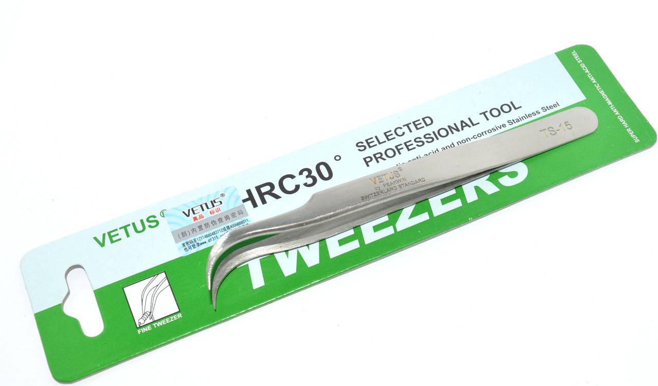 12-07-063. Пинцет радиотехнический TS-15, Vetus
12-07-063. Пинцет радиотехнический TS-15, Vetus