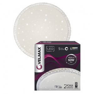 LED светильник VELMAX V-CL-Galaxy, 60W, smart, 555*73мм, 3000K-6500K, 4800Lm, угол 140°
LED светильник VELMAX V-CL-Galaxy, 60W, smart, 555*73мм, 3000K-6500K, 4800Lm, угол 140°