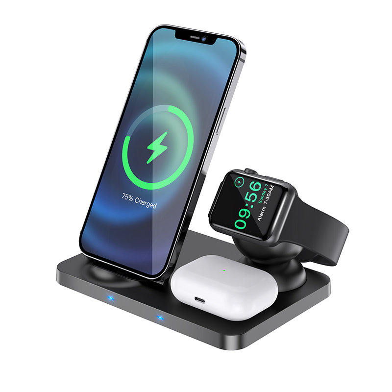 Беспроводная зарядка, настольная зарядная станция QI HOCO Ultra-Charge 3in1 CW33 |5-15W QI 2А| Черный, Белый
Беспроводная зарядка, настольная зарядная станция QI HOCO Ultra-Charge 3in1 CW33 |5-15W QI 2А| Черный, Белый