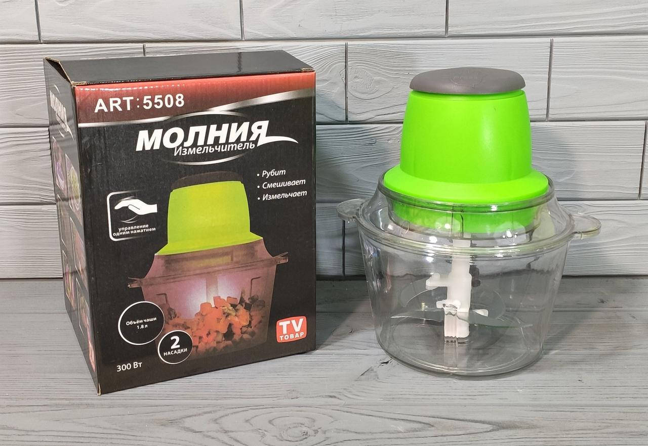 Блендер - Измельчитель кухонный Молния 300 W (Чаша 1,8 л) для смузи, коктейлей и твердых продуктов
Блендер - Измельчитель кухонный Молния 300 W (Чаша 1,8 л) для смузи, коктейлей и твердых продуктов