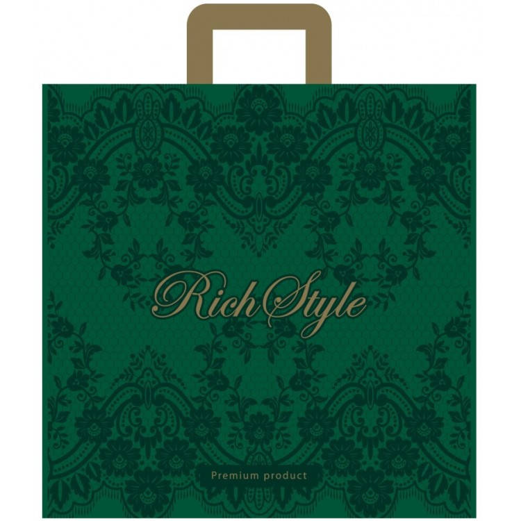 Полиэтиленовый пакет с петлевой ручкой 400*400 мм Rich зеленый, Зелёный
Полиэтиленовый пакет с петлевой ручкой 400*400 мм Rich зеленый, Зелёный