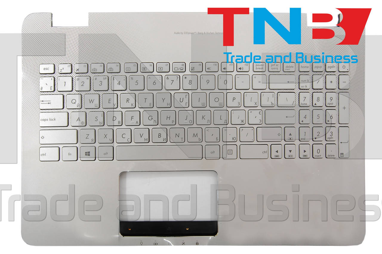 Клавиатура ASUS N551 N551J N551JB N551JK N551JM N551ZN 551ZU N551JW серебристая с топкейсом+подсветка RU, Серебристый
Клавиатура ASUS N551 N551J N551JB N551JK N551JM N551ZN 551ZU N551JW серебристая с топкейсом+подсветка RU, Серебристый