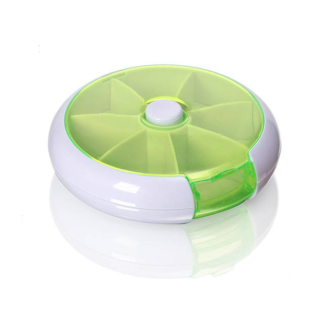 Органайзер для таблеток MVM, 7 днів PC-05 GREEN пластиковий зелений 
Органайзер для таблеток MVM, 7 днів PC-05 GREEN пластиковий зелений