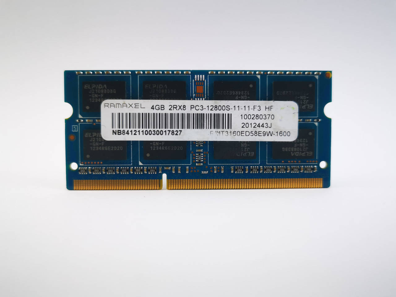 Оперативная память для ноутбука SODIMM Ramaxel DDR3 4Gb 1600MHz PC3-12800S (RMT3160ED58E9W-1600) Б/У
Оперативная память для ноутбука SODIMM Ramaxel DDR3 4Gb 1600MHz PC3-12800S (RMT3160ED58E9W-1600) Б/У