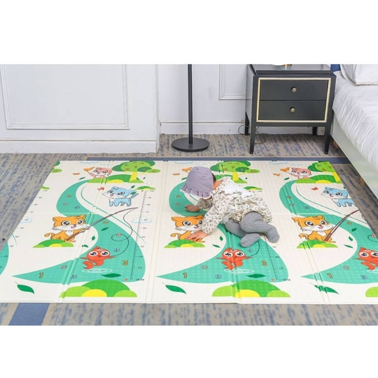 Детский складной игровой коврик 2-х сторонний EVA CARRELLO XPE-008 (200*1*180 см) Кот на рыбалке | Бебипол
Детский складной игровой коврик 2-х сторонний EVA CARRELLO XPE-008 (200*1*180 см) Кот на рыбалке | Бебипол