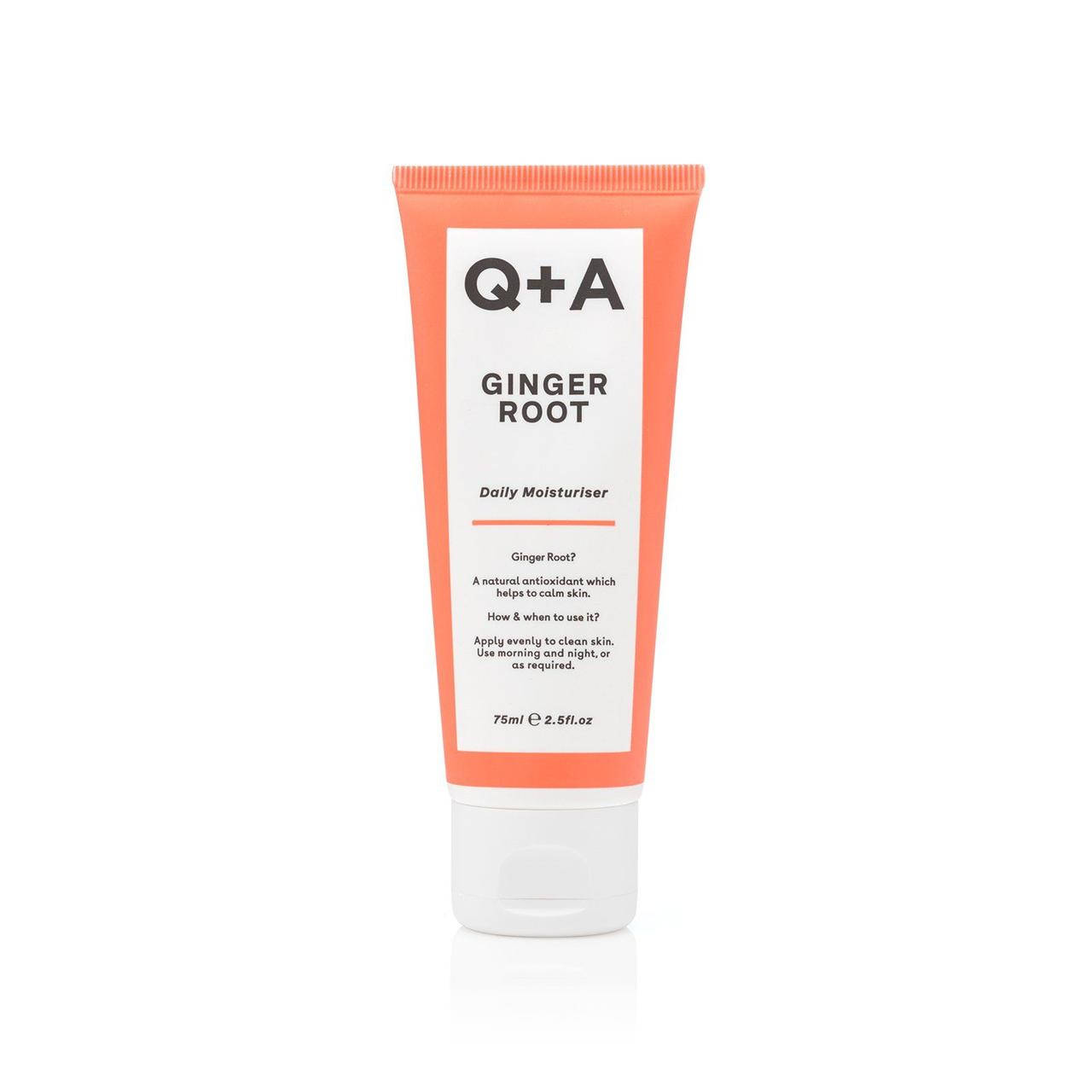 Зволожуючий крем для обличчя на основі кореня імбиру Q+A Ginger Root Daily Moisturiser 75 мл
Зволожуючий крем для обличчя на основі кореня імбиру Q+A Ginger Root Daily Moisturiser 75 мл