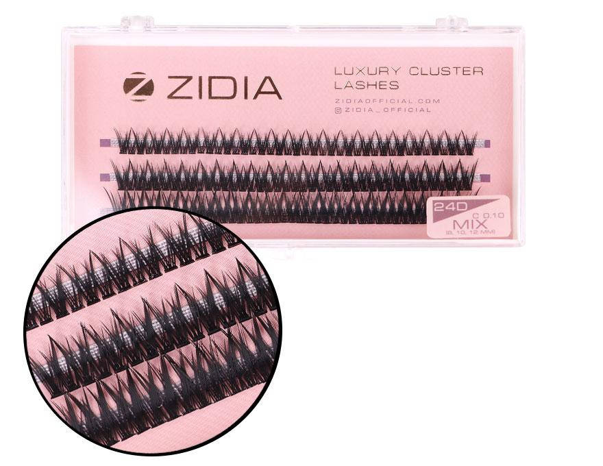 Ресницы накладные пучковые рыбий хвост Zidia Cluster Lashes Fish Tail 24D C 0.10 Mix (3 ленты 8/10/12мм), Черный
Ресницы накладные пучковые рыбий хвост Zidia Cluster Lashes Fish Tail 24D C 0.10 Mix (3 ленты 8/10/12мм), Черный