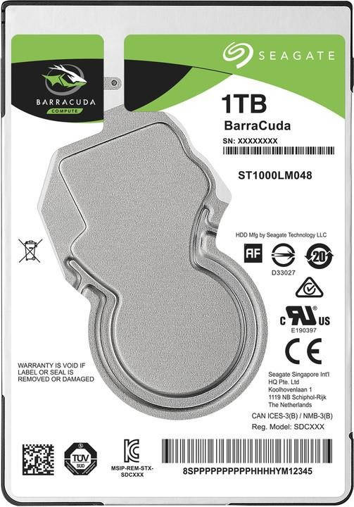 Жесткий диск для компьютера Seagate BarraCuda HDD 1TB 5400rpm 128MB ST1000LM048 2.5 SATA III
Жесткий диск для компьютера Seagate BarraCuda HDD 1TB 5400rpm 128MB ST1000LM048 2.5 SATA III
