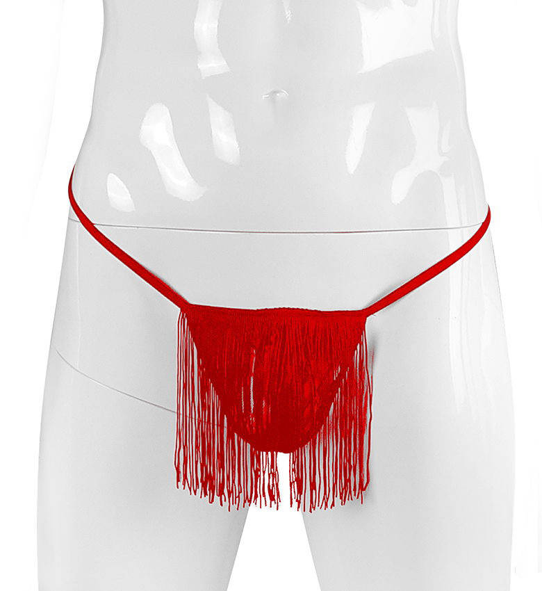Мужские стринги с бахромой Тобиас S, Красный
Мужские стринги с бахромой Тобиас S, Красный