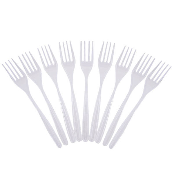 Одноразовая вилка 10 шт., (стеклопластик), длина - 18 см, Польша, цвет - прозрачный 
Одноразовая вилка 10 шт., (стеклопластик), длина - 18 см, Польша, цвет - прозрачный