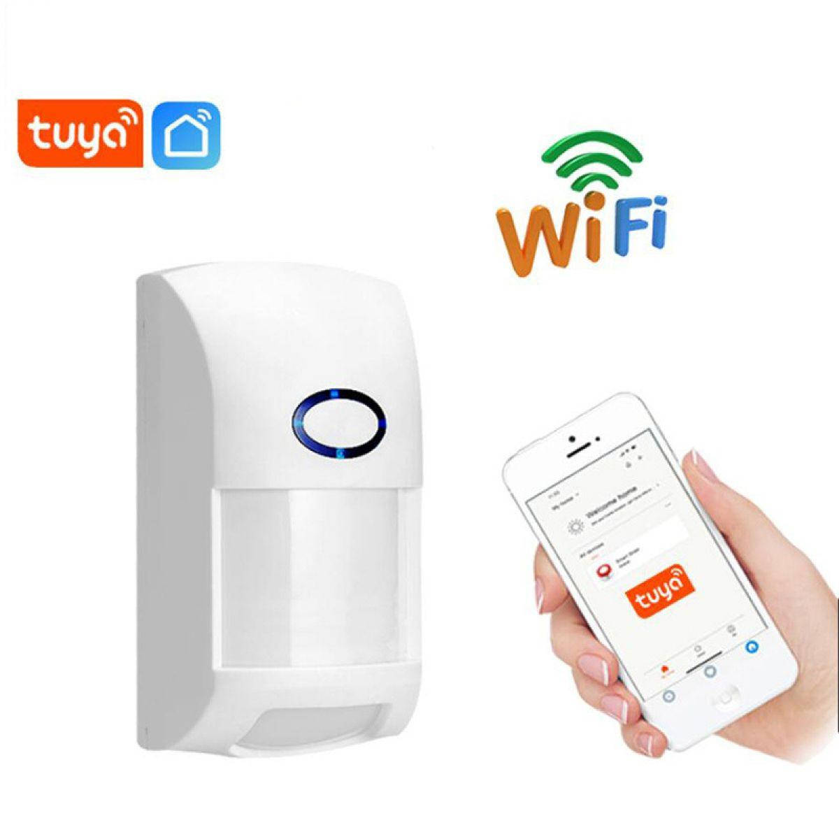 Беспроводной инфракрасный WI-FI датчик движения с иммунитетом на животных TUYA/SMART LIFE
Беспроводной инфракрасный WI-FI датчик движения с иммунитетом на животных TUYA/SMART LIFE