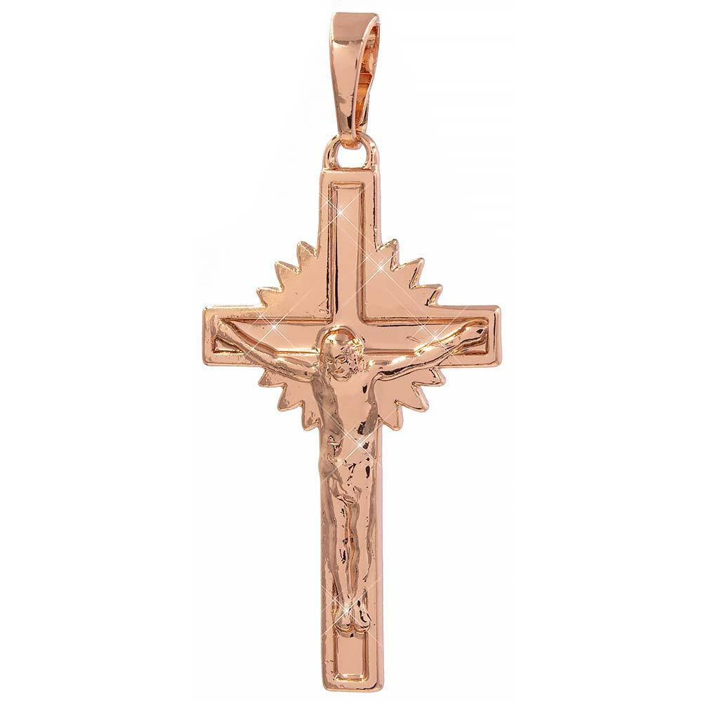 Подвеска Крестик с распятым Иисусом 1,8*3,1 см (Медицинское золото)
Подвеска Крестик с распятым Иисусом 1,8*3,1 см (Медицинское золото)