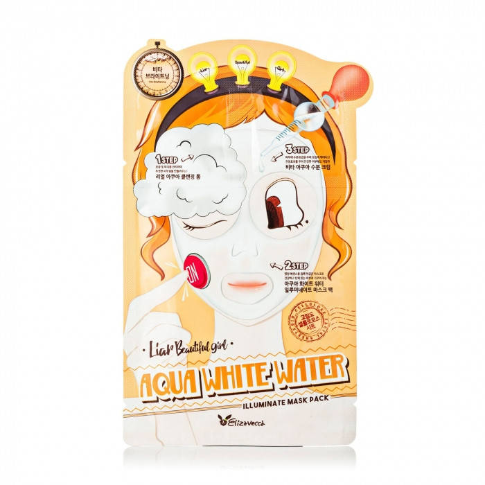 Маска трехступенчатая осветляющая и увлажняющая Elizavecca Aqua White Water Illuminate Mask 25 мл (16755Gu)
Маска трехступенчатая осветляющая и увлажняющая Elizavecca Aqua White Water Illuminate Mask 25 мл (16755Gu)