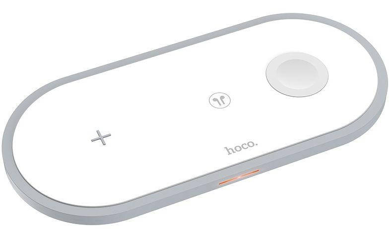 Беспроводное (индукционное) зарядное устройство Hoco CW24 Handsome 3-in-1 White, Белый
Беспроводное (индукционное) зарядное устройство Hoco CW24 Handsome 3-in-1 White, Белый