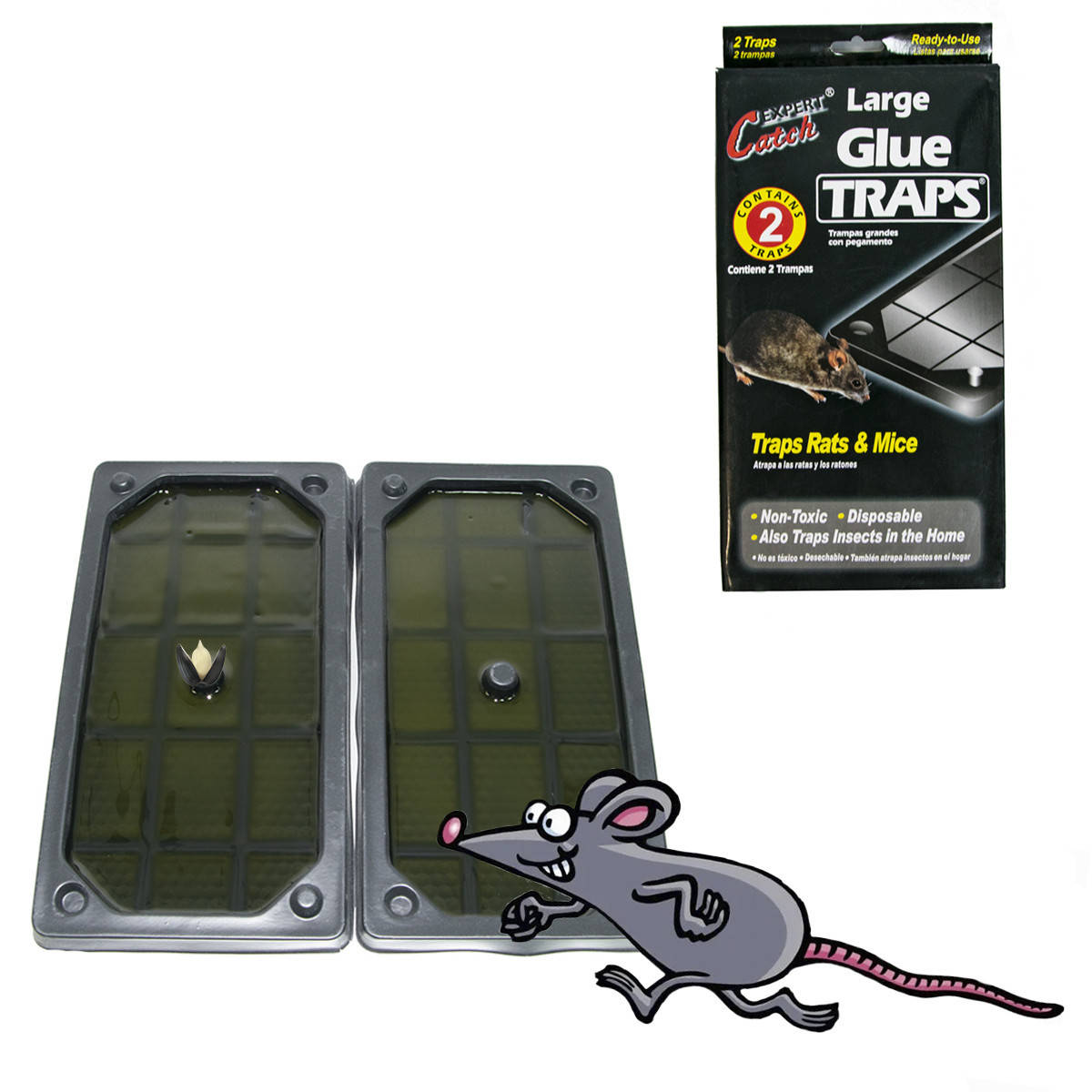 Клеевая ловушка для мышей и крыс Catch Expert Glue Traps 13x25см (2 шт/уп.), липкая ловушка от грызунов (VF)
Клеевая ловушка для мышей и крыс Catch Expert Glue Traps 13x25см (2 шт/уп.), липкая ловушка от грызунов (VF)