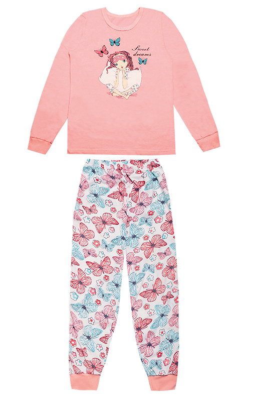 Детская теплая хлопковая пижама для девочки PGD-19-12 Персиковый, размер 122-140
Детская теплая хлопковая пижама для девочки PGD-19-12 Персиковый, размер 122-140