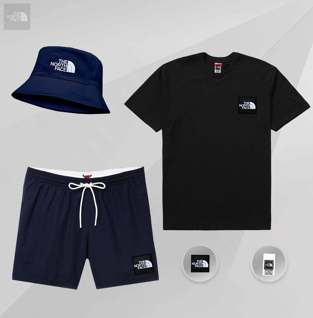 №3 Літній комплект The North Face Summer Set (ТЕМНО-СИНЯ панама, ЧОРНА футболка, темно-сині шорти)
№3 Літній комплект The North Face Summer Set (ТЕМНО-СИНЯ панама, ЧОРНА футболка, темно-сині шорти)