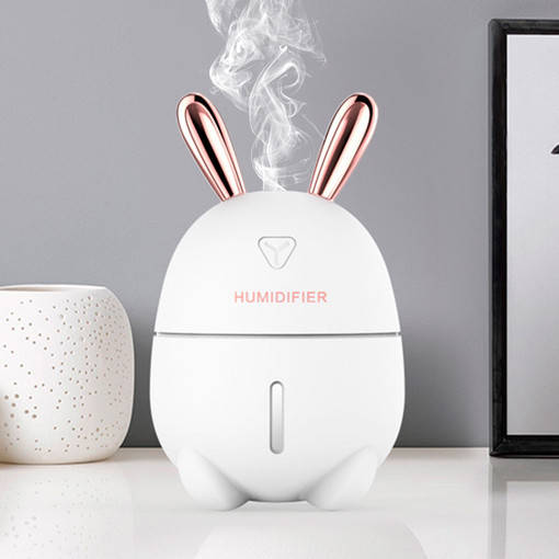 Увлажнитель воздуха и ночник 2в1 Humidifiers Rabbit USB ЮСБ аромадиффузор с подсветкой зайчик с ушками белый
Увлажнитель воздуха и ночник 2в1 Humidifiers Rabbit USB ЮСБ аромадиффузор с подсветкой зайчик с ушками белый