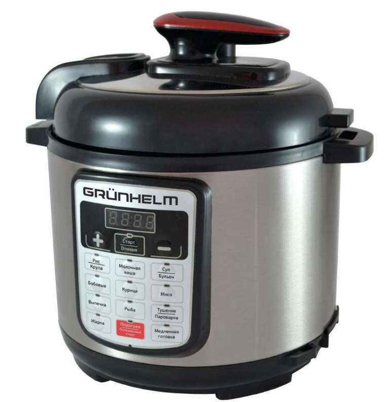 Мультиварка Grunhelm MPC - 15 B (объем 4 л, 11 программ приготовления пищи, 2 года гарантии)
Мультиварка Grunhelm MPC - 15 B (объем 4 л, 11 программ приготовления пищи, 2 года гарантии)