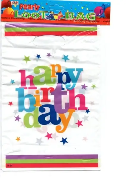 Пакеты подарочные, сумочки полиэтиленовые детские для подарков "Happy Birthday", 10 штук
Пакеты подарочные, сумочки полиэтиленовые детские для подарков "Happy Birthday", 10 штук