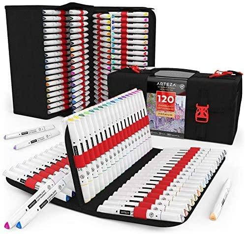 Спиртовые маркеры Arteza Alcohol Art Markers, Organizer Case 120 цветов (ARTZ-8905), Разные цвета
Спиртовые маркеры Arteza Alcohol Art Markers, Organizer Case 120 цветов (ARTZ-8905), Разные цвета