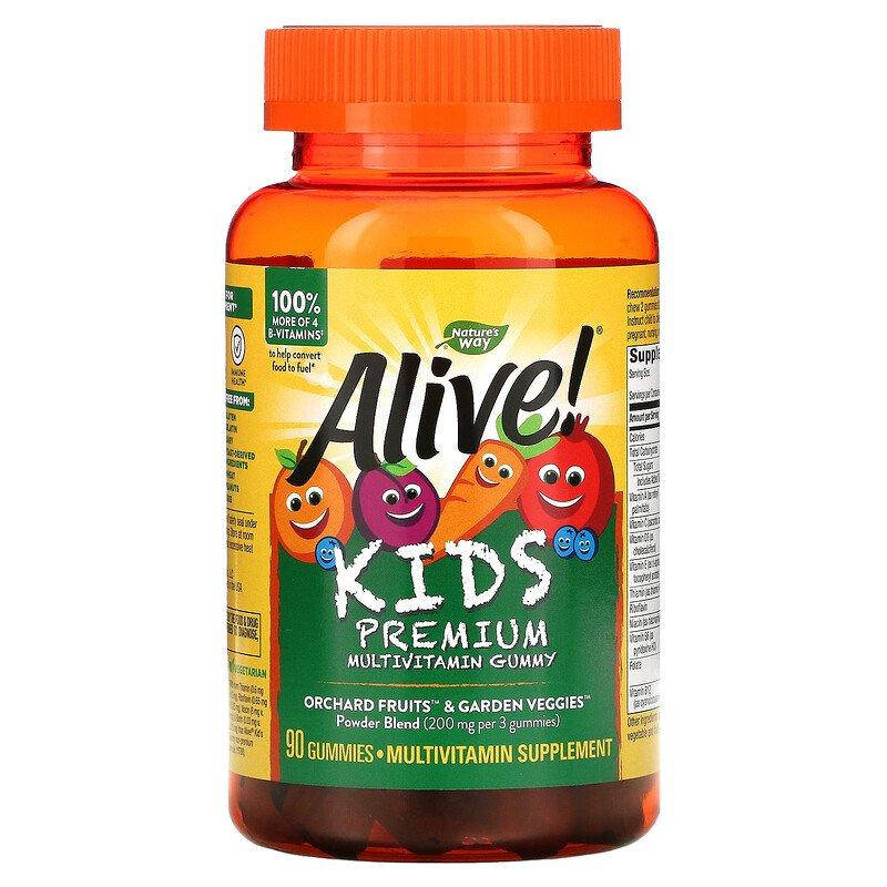 Детские мультивитамины Nature's Way, Alive! "Kids Premium Multivitamin Gummy" со вкусом фруктов (90 конфет)
Детские мультивитамины Nature's Way, Alive! "Kids Premium Multivitamin Gummy" со вкусом фруктов (90 конфет)
