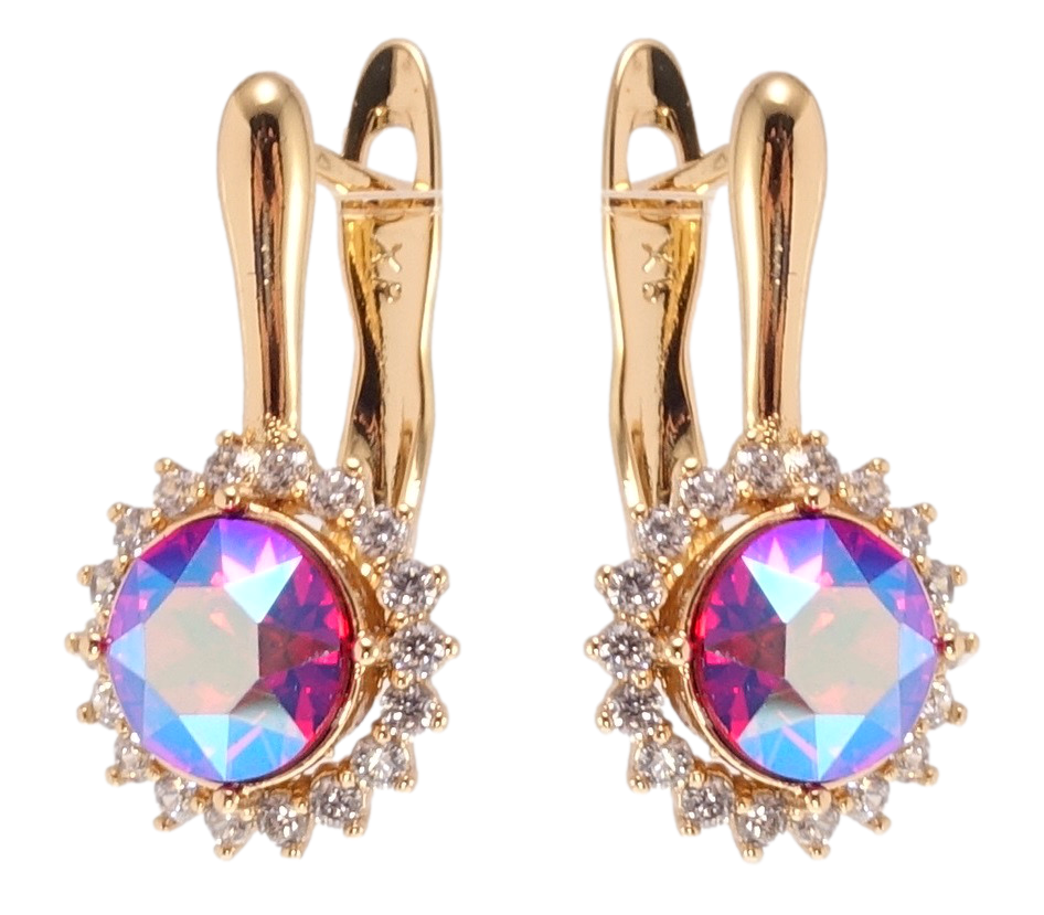 Серьги Xuping Позолота 18K с кр-ми Swarovski английский замок "Кристаллы Fuchsia Shimmer в обрамлении
Серьги Xuping Позолота 18K с кр-ми Swarovski английский замок "Кристаллы Fuchsia Shimmer в обрамлении