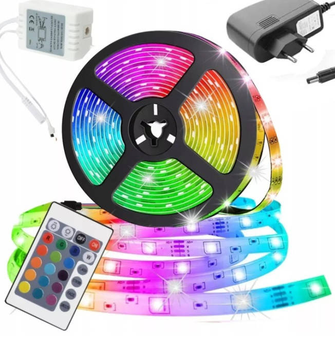 Светодиодная LED лента с пультом LED RGB 3528 5 метров готовый комплект с блоком питания и контроллером
Светодиодная LED лента с пультом LED RGB 3528 5 метров готовый комплект с блоком питания и контроллером