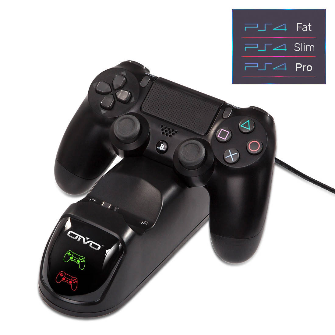 Зарядная док станция OIVO подставка для двух геймпадов DUALSHOCK 4 Sony PlayStation PS4 / PS4 SLIM /
Зарядная док станция OIVO подставка для двух геймпадов DUALSHOCK 4 Sony PlayStation PS4 / PS4 SLIM /