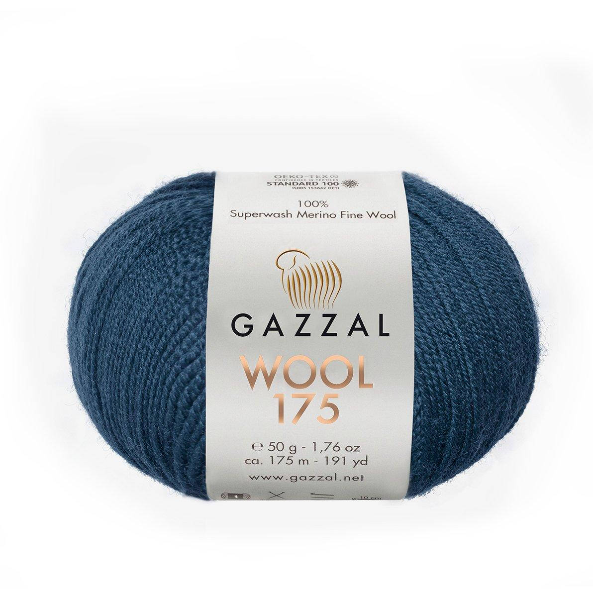 Gazzal Wool 175 (Газзал Вул 175) № 326 темный джинс (Пряжа мериносовая, нитки для вязания), Синий
Gazzal Wool 175 (Газзал Вул 175) № 326 темный джинс (Пряжа мериносовая, нитки для вязания), Синий