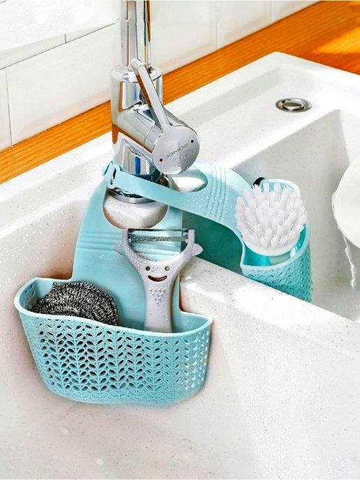 Підвісний органайзер для мийки WarmLab Blue держатель губки органайзер для мойки раковины 
Підвісний органайзер для мийки WarmLab Blue держатель губки органайзер для мойки раковины