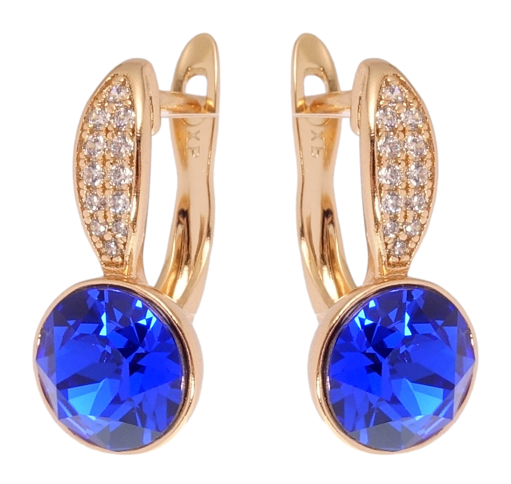Серьги Xuping Позолота 18K с кр-ми Swarovski английский замок "Кристалл Capri Blue с цирконием"
Серьги Xuping Позолота 18K с кр-ми Swarovski английский замок "Кристалл Capri Blue с цирконием"