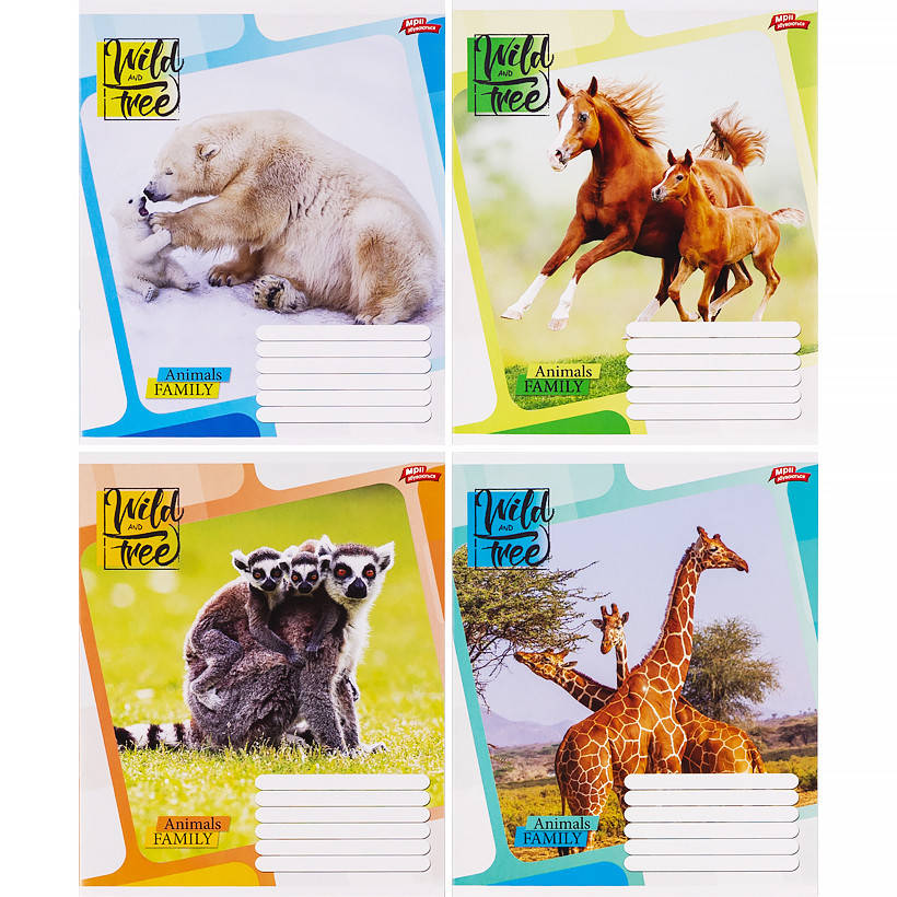 Тетрадь ЦВЕТНАЯ 18 листов КЛЕТКА «Мрiї збуваються» СЕМЬИ ЖИВОТНЫХ / зошит 18 аркушів в клітинку
Тетрадь ЦВЕТНАЯ 18 листов КЛЕТКА «Мрiї збуваються» СЕМЬИ ЖИВОТНЫХ / зошит 18 аркушів в клітинку