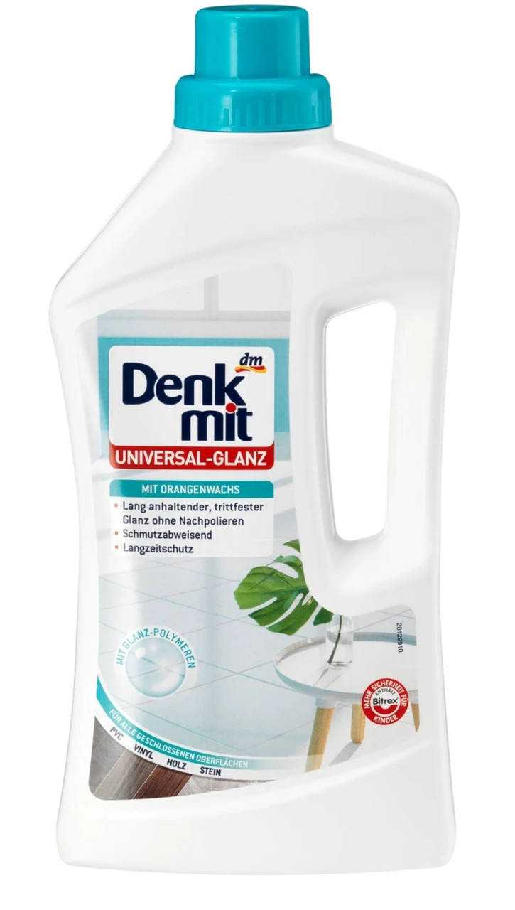 Засіб для миття підлоги- Denkmit universal Glanz. 1л.
Засіб для миття підлоги- Denkmit universal Glanz. 1л.