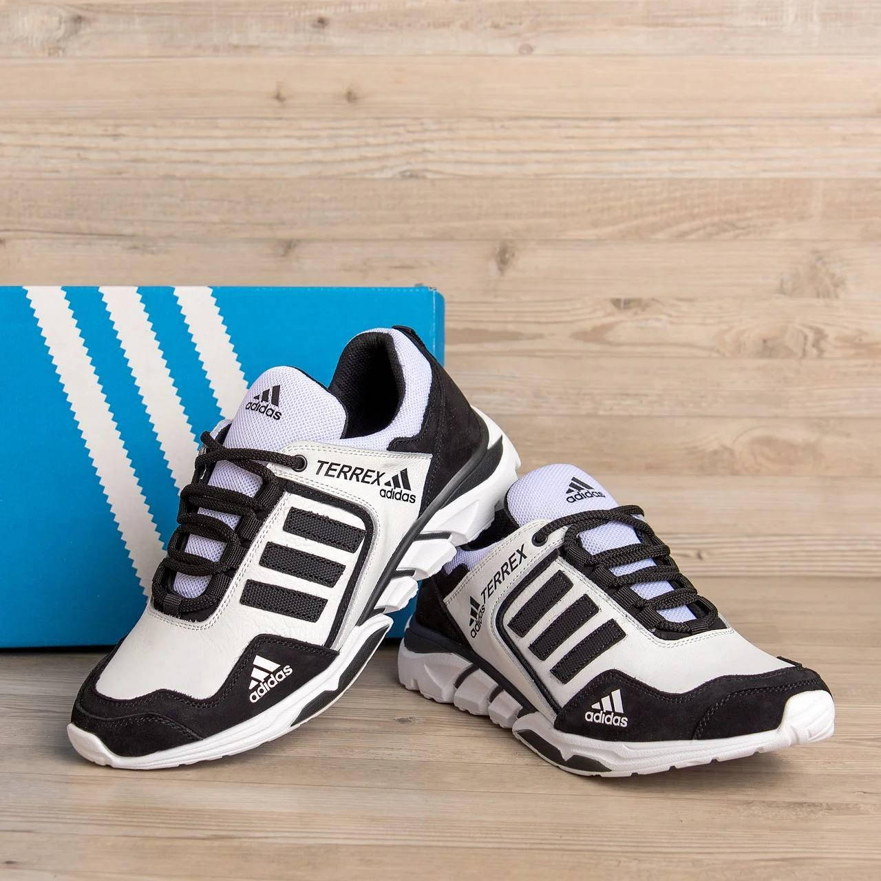 Мужские кожаные кроссовки Adidas Terrex White черно белые, кроссовки мужские кожаные адидас, Белый
Мужские кожаные кроссовки Adidas Terrex White черно белые, кроссовки мужские кожаные адидас, Белый
