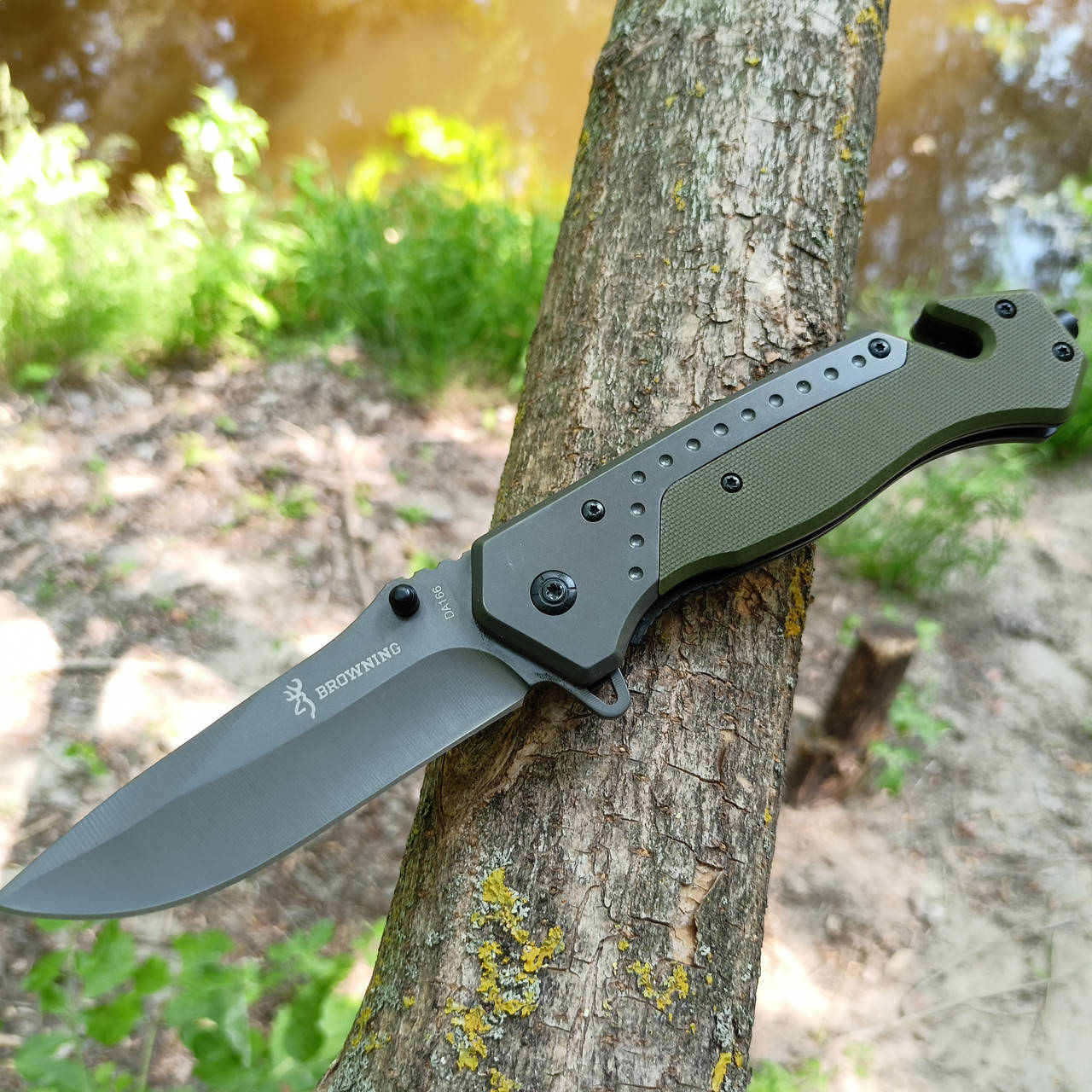 Тактический складной нож Browning DA166 green (A836) | полуавтоматический выкидной нож, Оливковый
Тактический складной нож Browning DA166 green (A836) | полуавтоматический выкидной нож, Оливковый