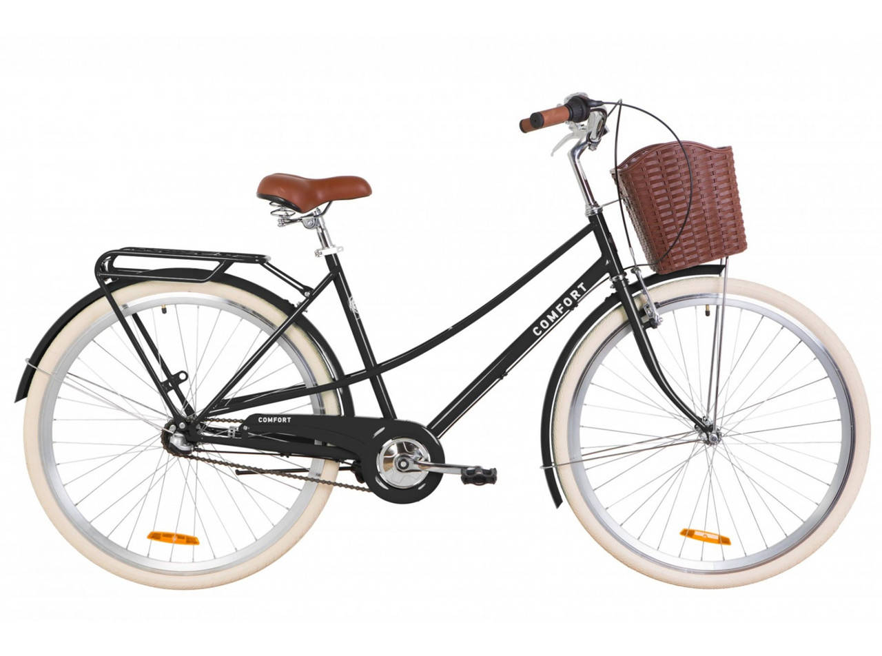 Женский дорожный велосипед Dorozhnik Comfort Female 28" рама 19,5" Крылья, багажник, корзина, звоночек черный
Женский дорожный велосипед Dorozhnik Comfort Female 28" рама 19,5" Крылья, багажник, корзина, звоночек черный