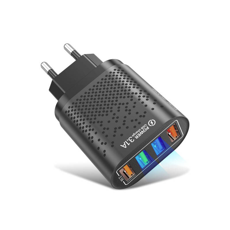 Сетевое зарядное устройство для телефона Fast Charge 3.1A 4xUSB быстрая зарядка смартфона USLION UD7535
Сетевое зарядное устройство для телефона Fast Charge 3.1A 4xUSB быстрая зарядка смартфона USLION UD7535