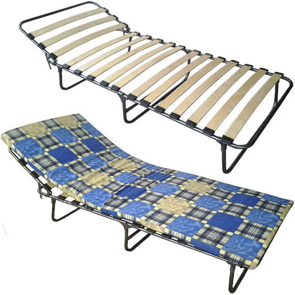 Раскладушка «Нова» на ламелях, с регулируемым подголовником.
Раскладушка «Нова» на ламелях, с регулируемым подголовником.