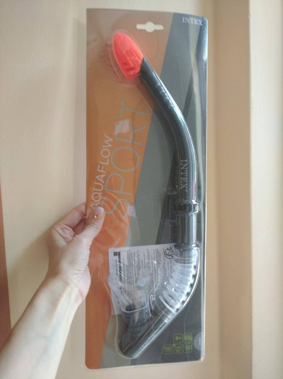 Трубка для плавания Easy-Flo Snorkels Intex, трубка для ныряния с клапаном детям от 8-ми лет
Трубка для плавания Easy-Flo Snorkels Intex, трубка для ныряния с клапаном детям от 8-ми лет