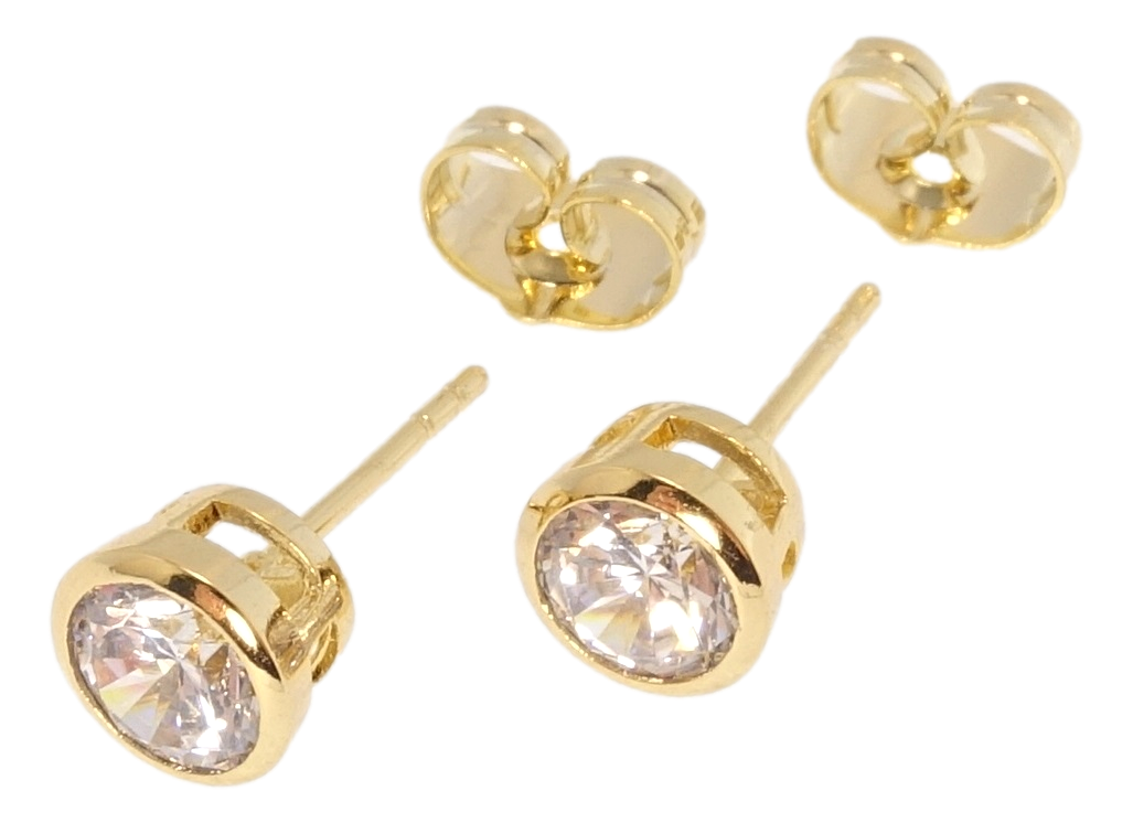 Серьги XP QQMM Позолота 14К гвоздики (пусеты) "Кристалл в ободковой оправе" ø 7мм
Серьги XP QQMM Позолота 14К гвоздики (пусеты) "Кристалл в ободковой оправе" ø 7мм